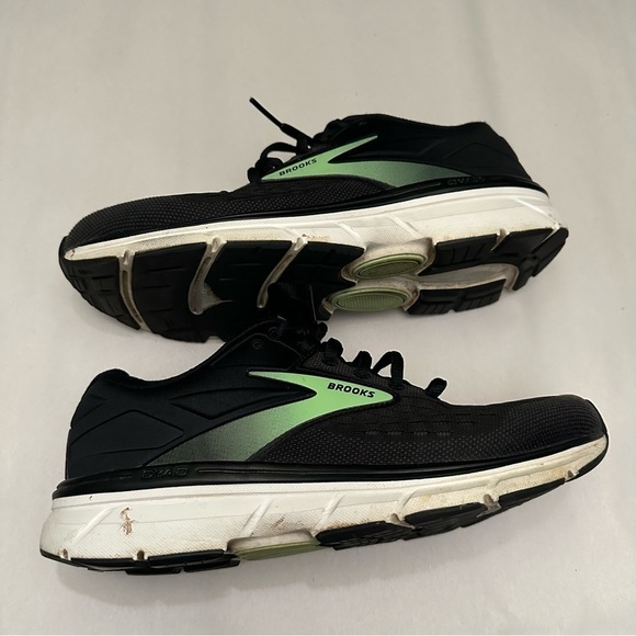 Brooks Dyad 11 Road Running Shoes Women's 7.5 in Black and Green - Picture 5 of 6